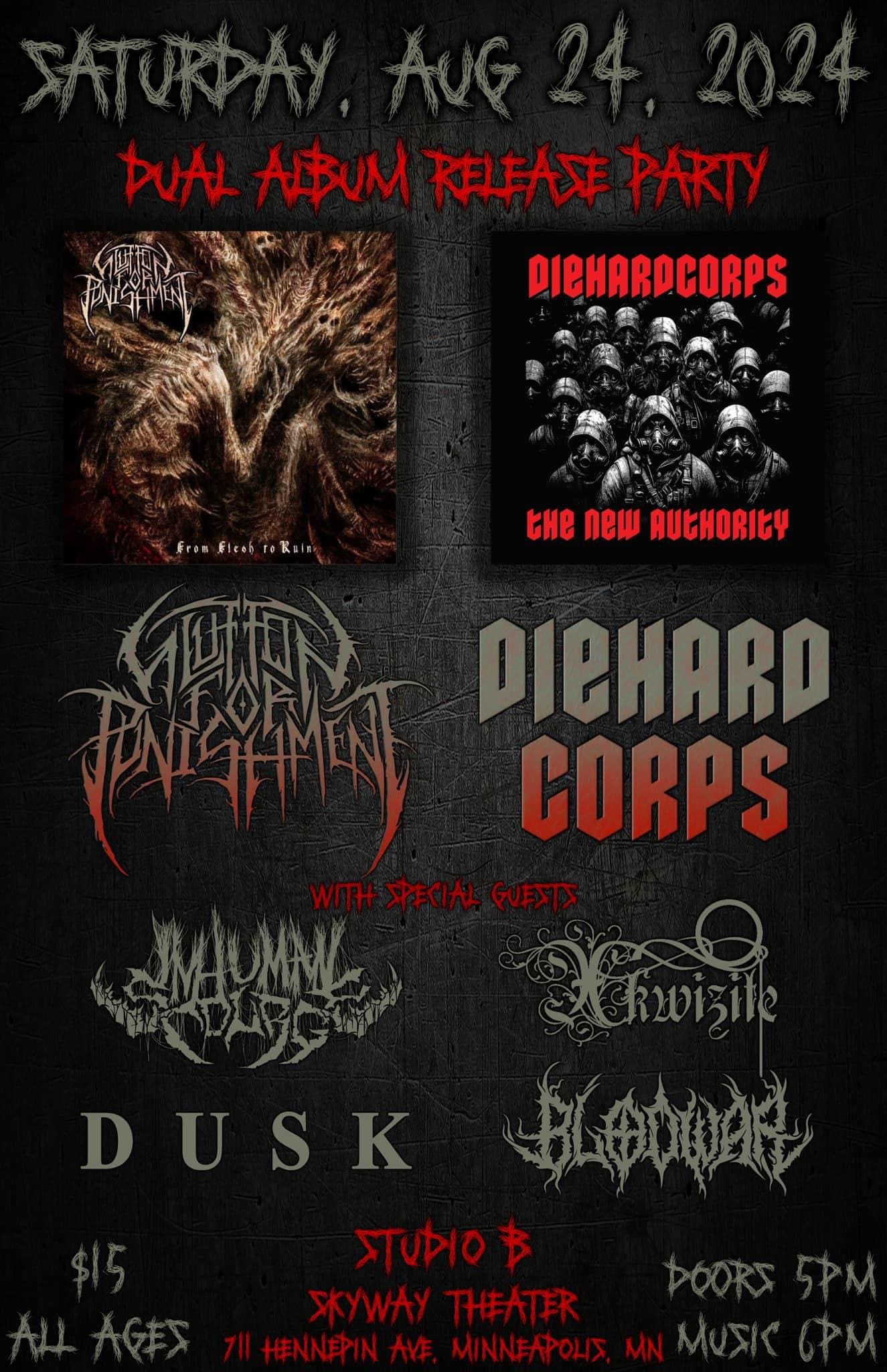 Glutton for Punishment x Diehard Corps Flyer
