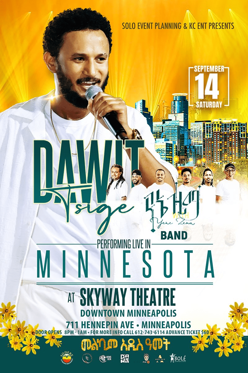 Dawit Tsige Flyer