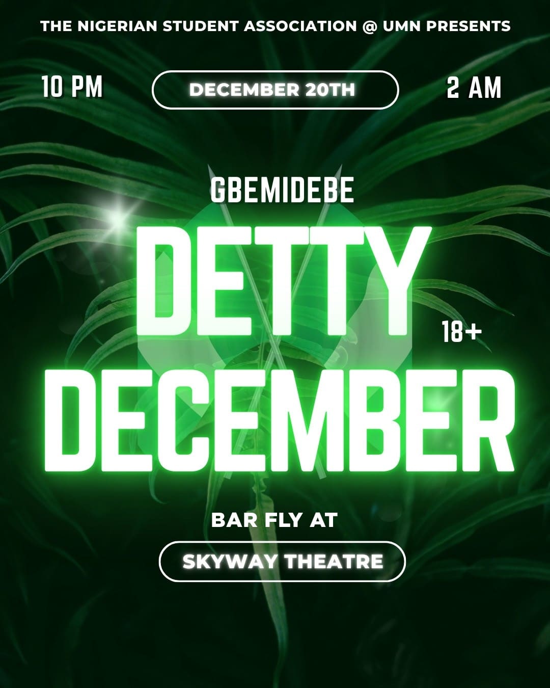 Detty December Flyer