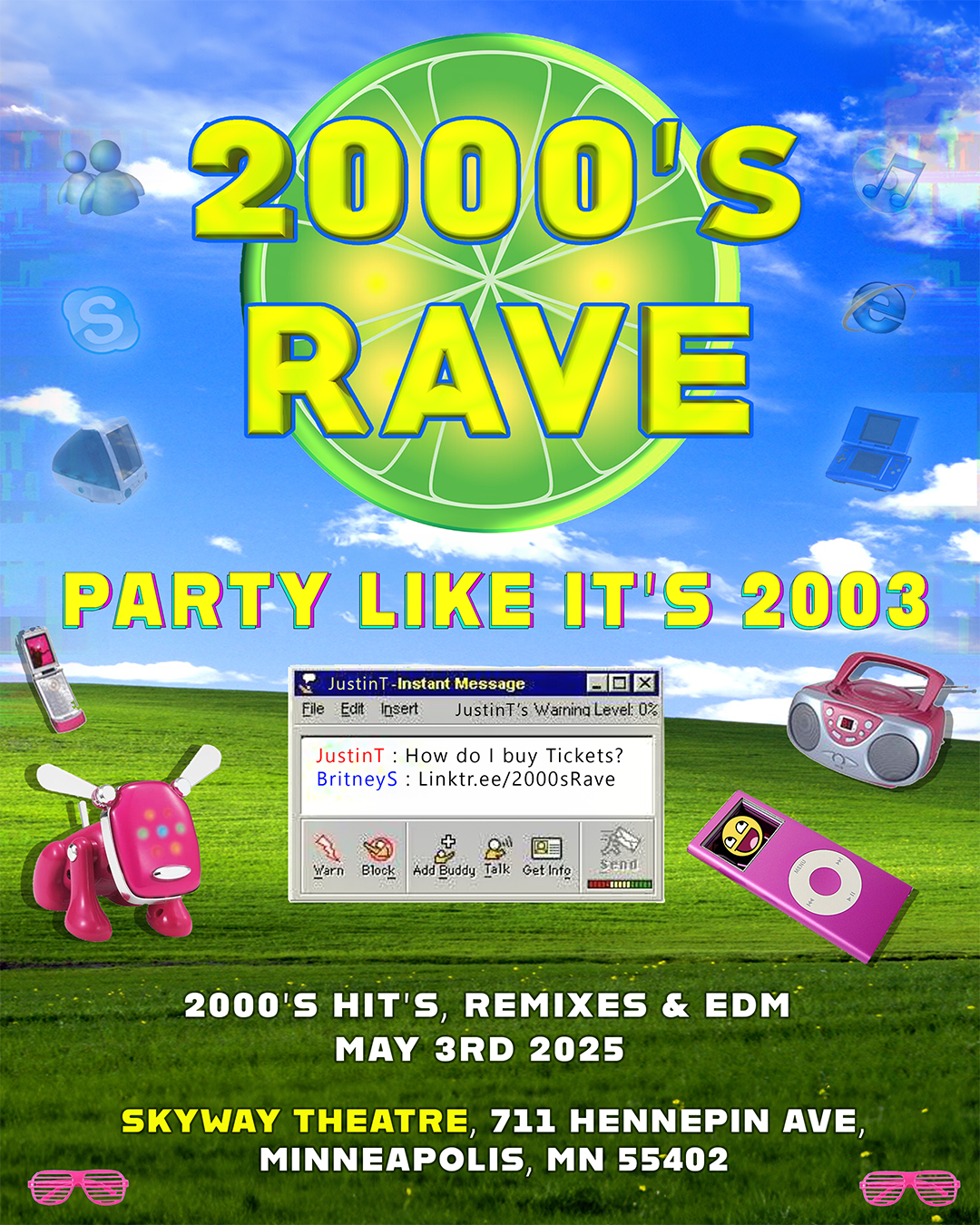 2000’s Rave Flyer