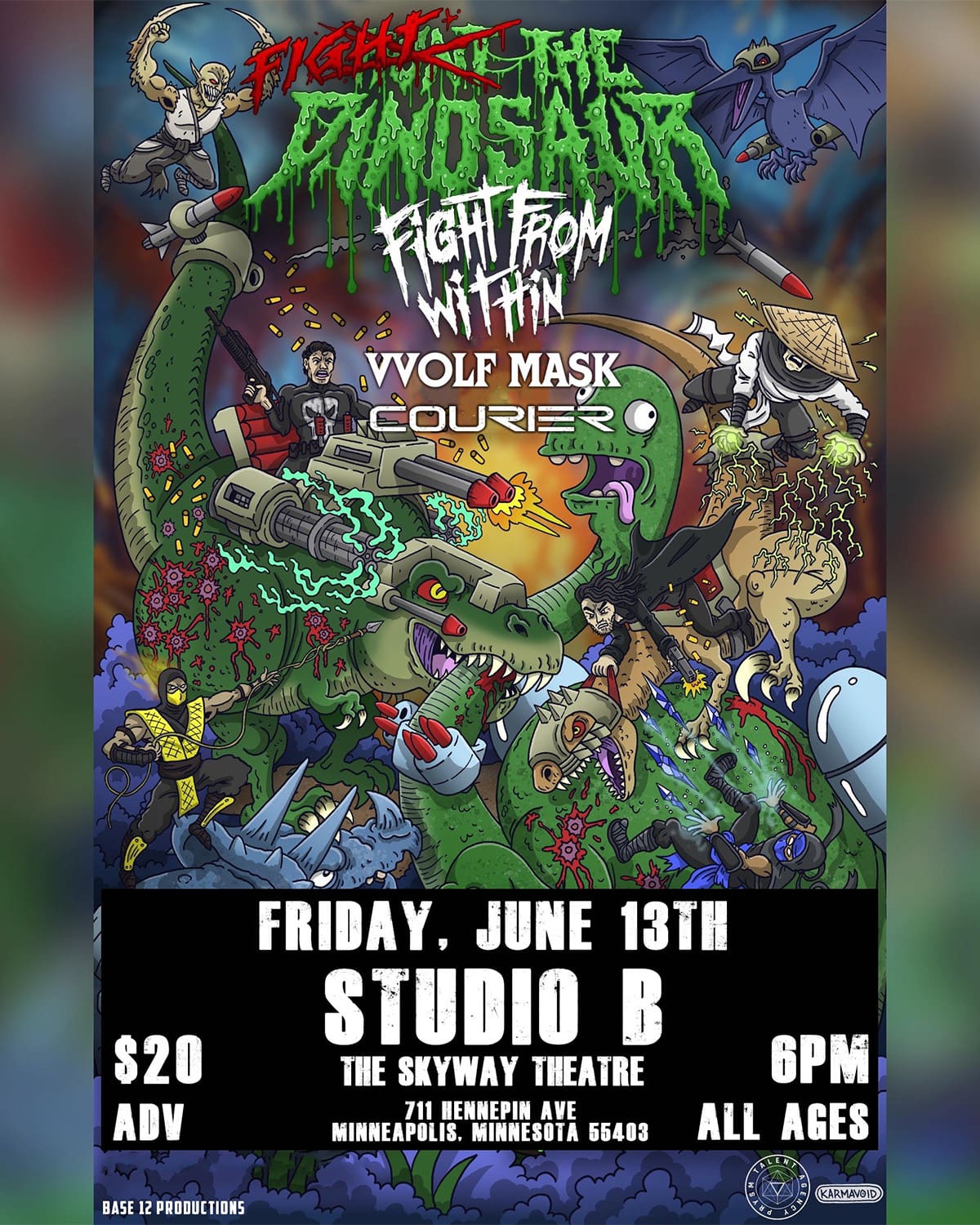 Hunt The Dinosaur Flyer