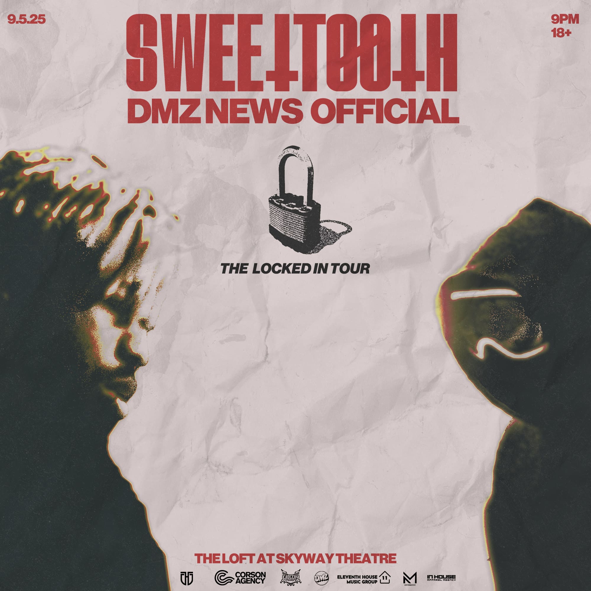 Sweettooth x DMZ News Official Flyer