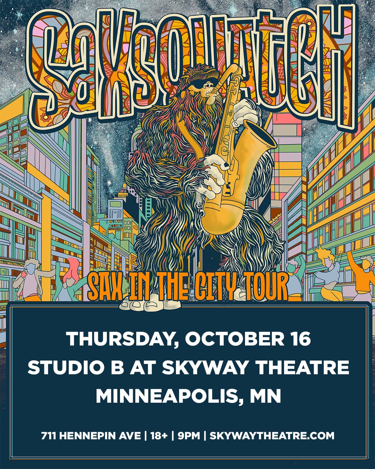 Saxsquatch Flyer