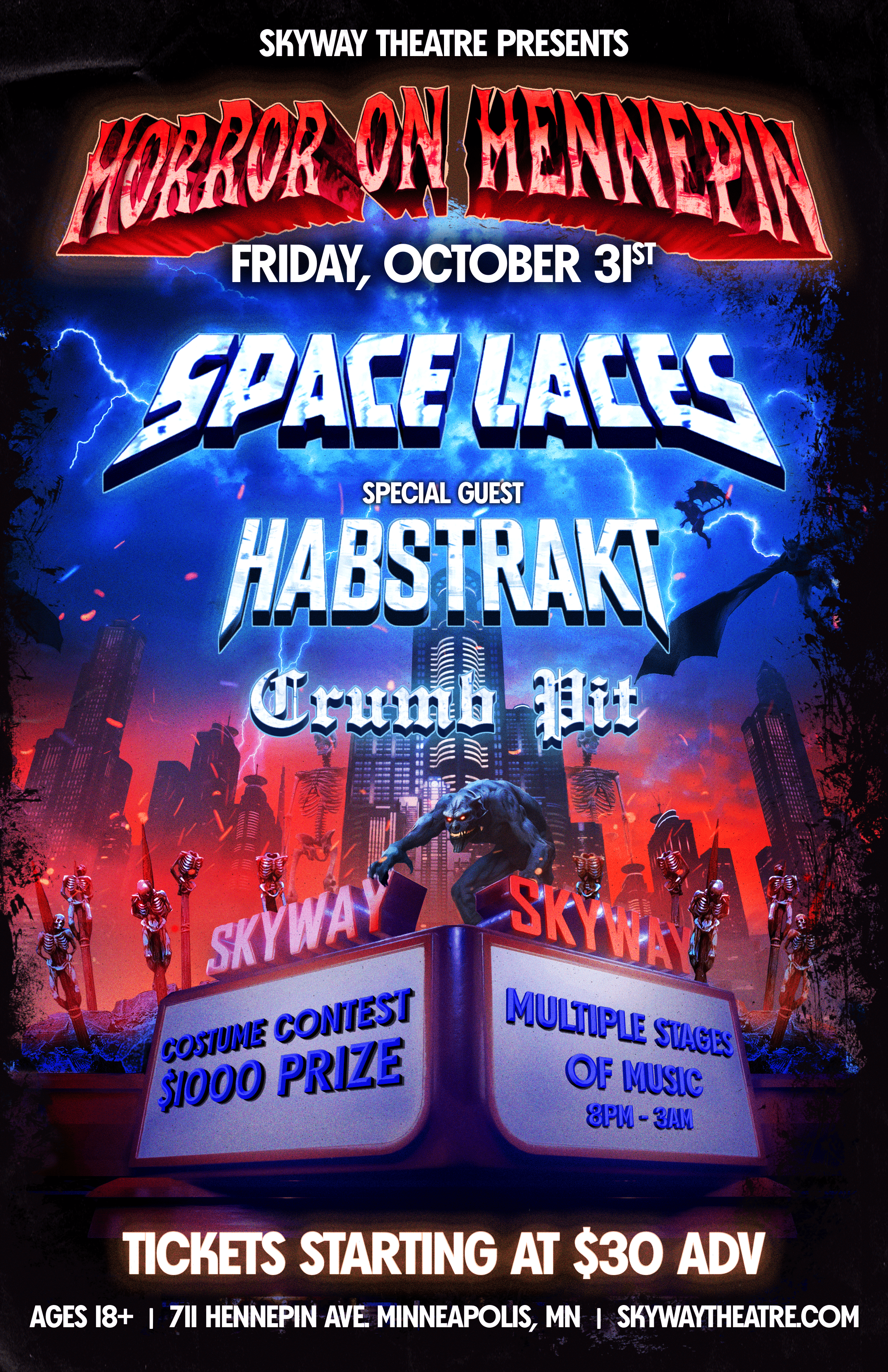 Horror On Hennepin 2025 Flyer