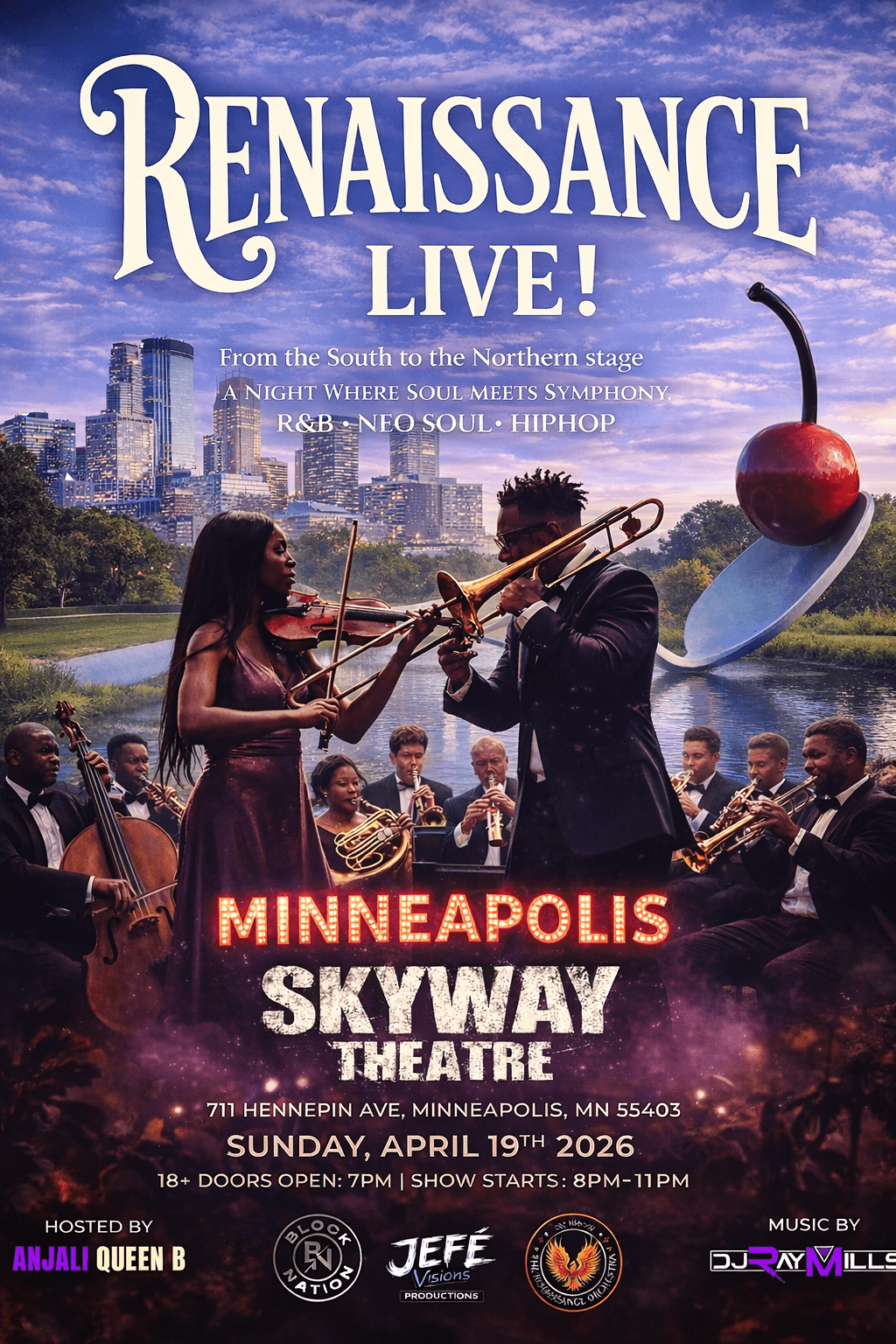 Renaissance Orchestra Live! Flyer