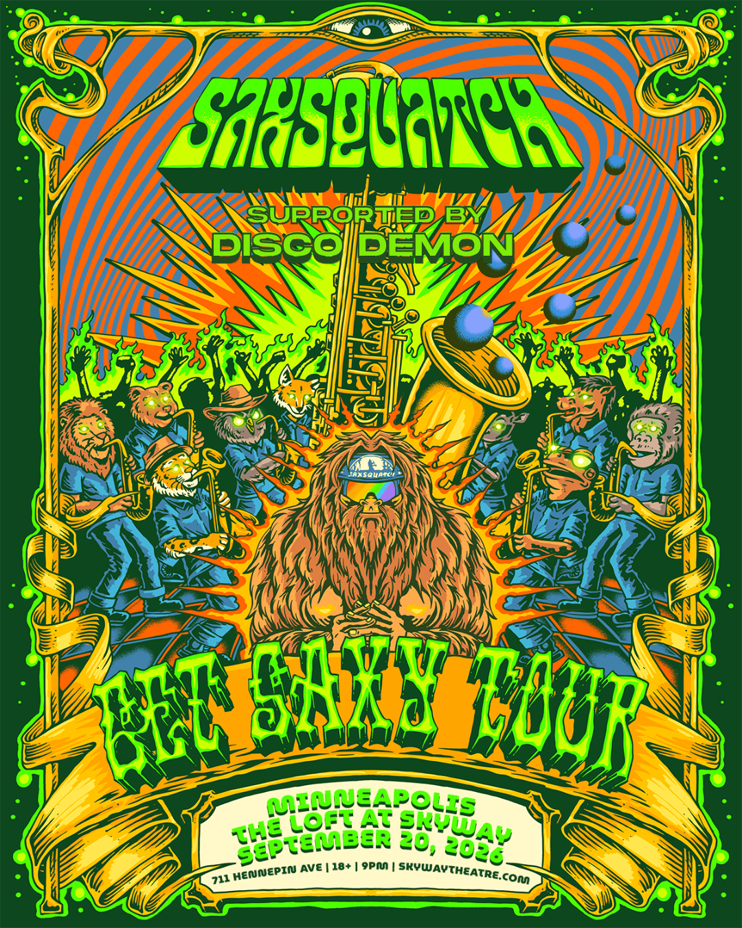 Saxsquatch Flyer