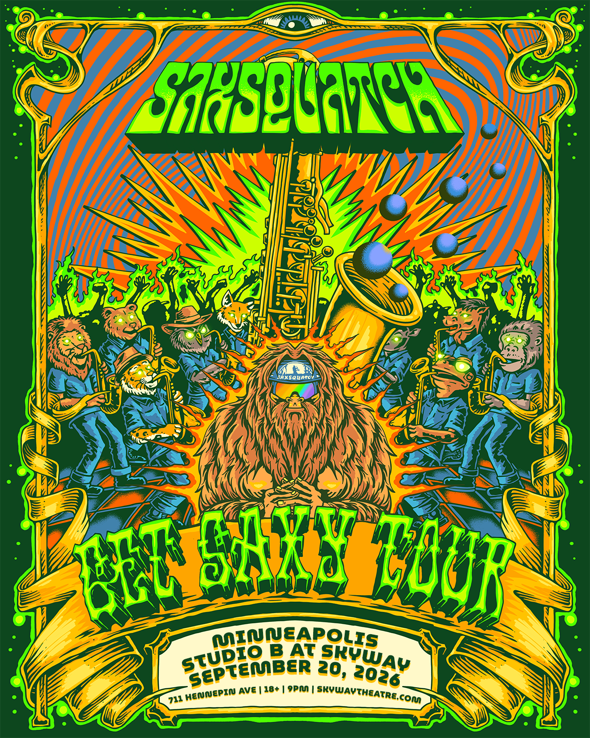 Saxsquatch Flyer