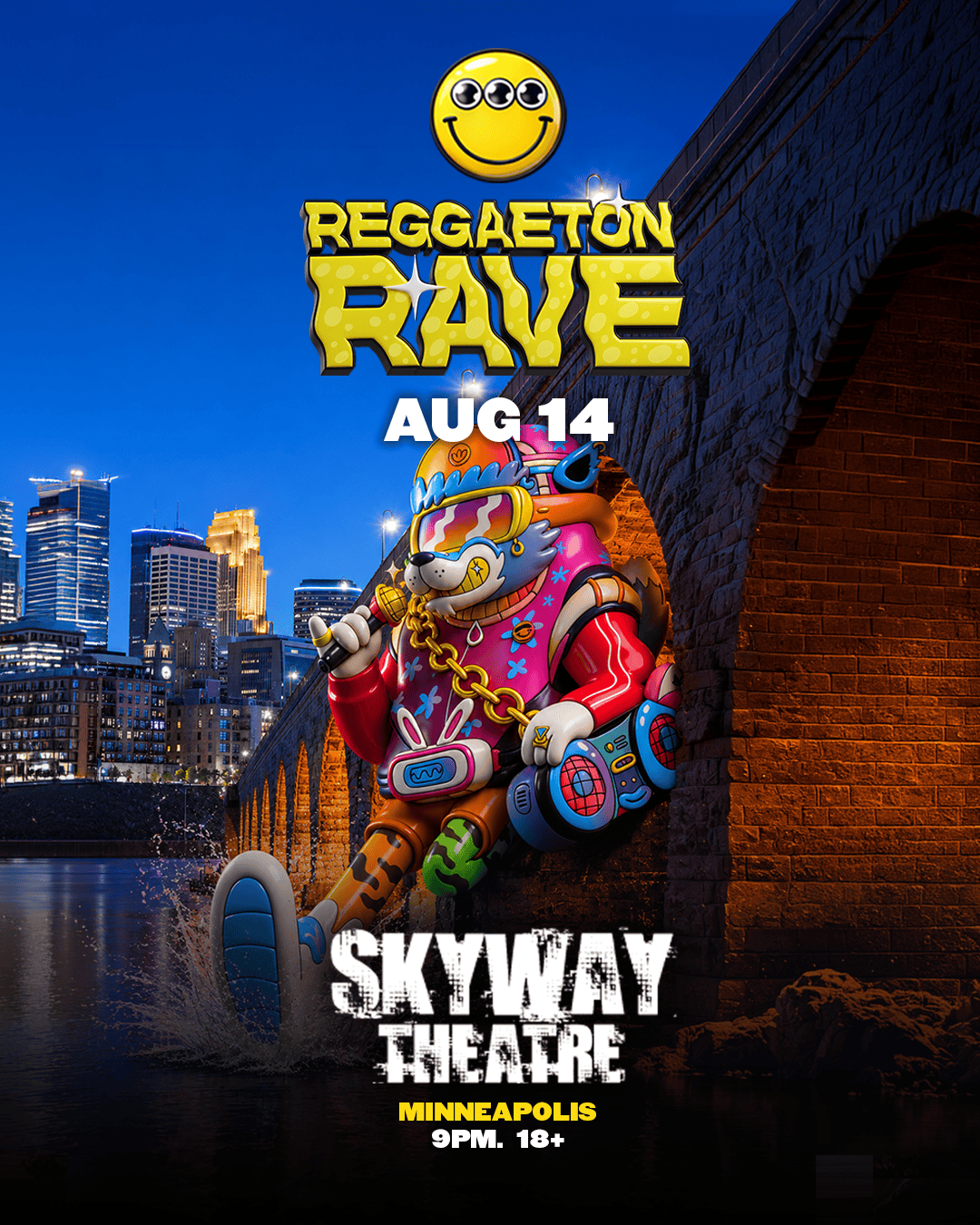 Reggaeton Rave Flyer