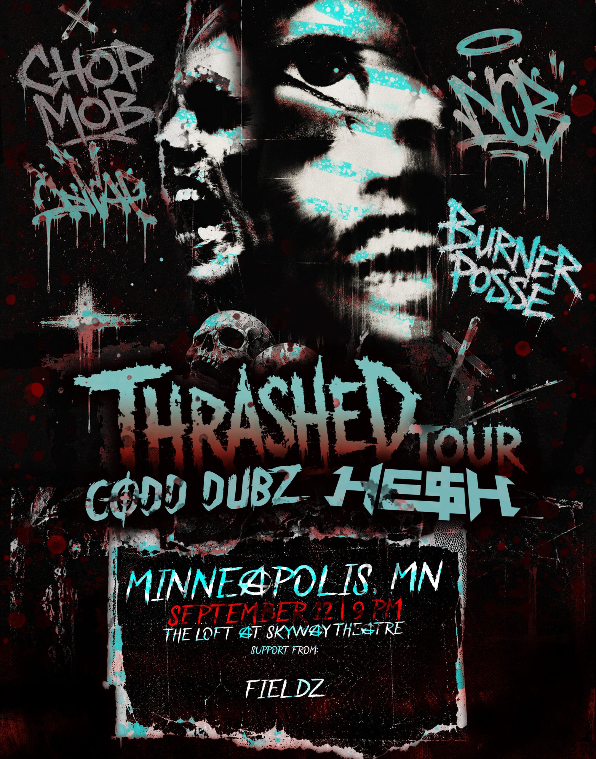 Codd Dubz x HE$H Flyer