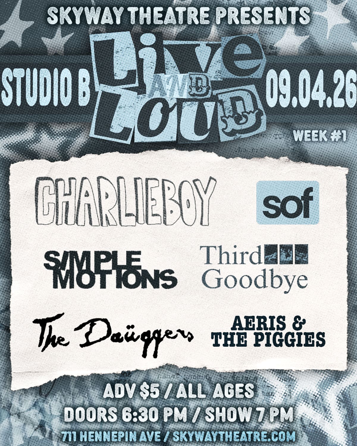 LIVE & LOUD Flyer