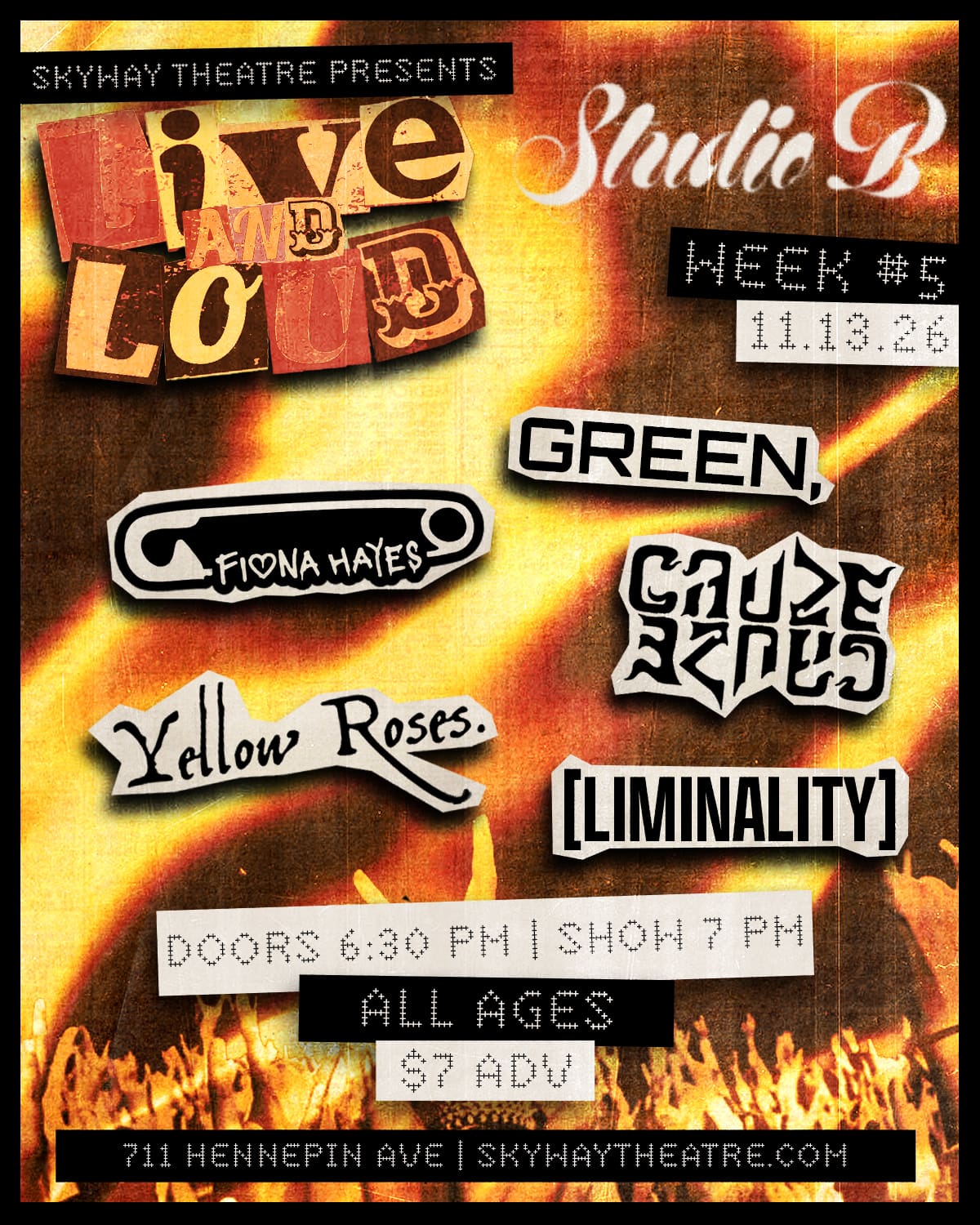 LIVE & LOUD Flyer